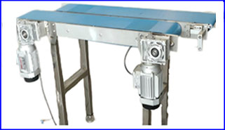 Dual-layer diverging conveyor